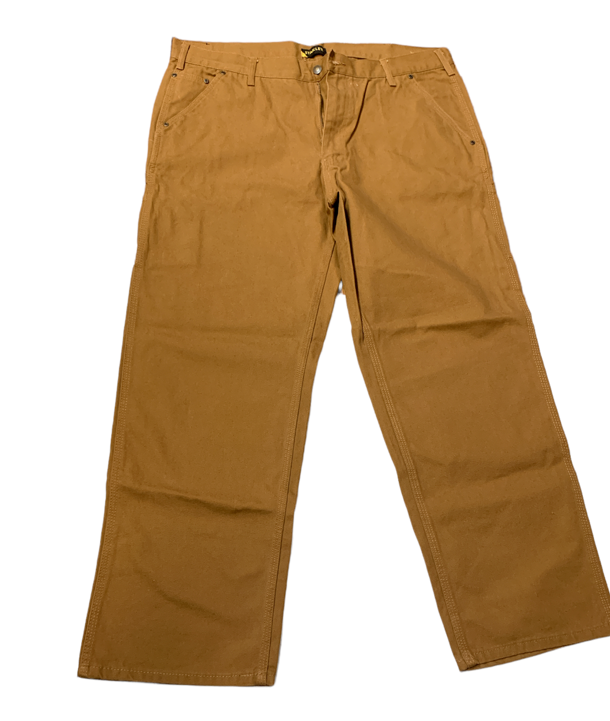 Stanley Workwear Men's Canvas Carpenter Pant, Almond, 38x30